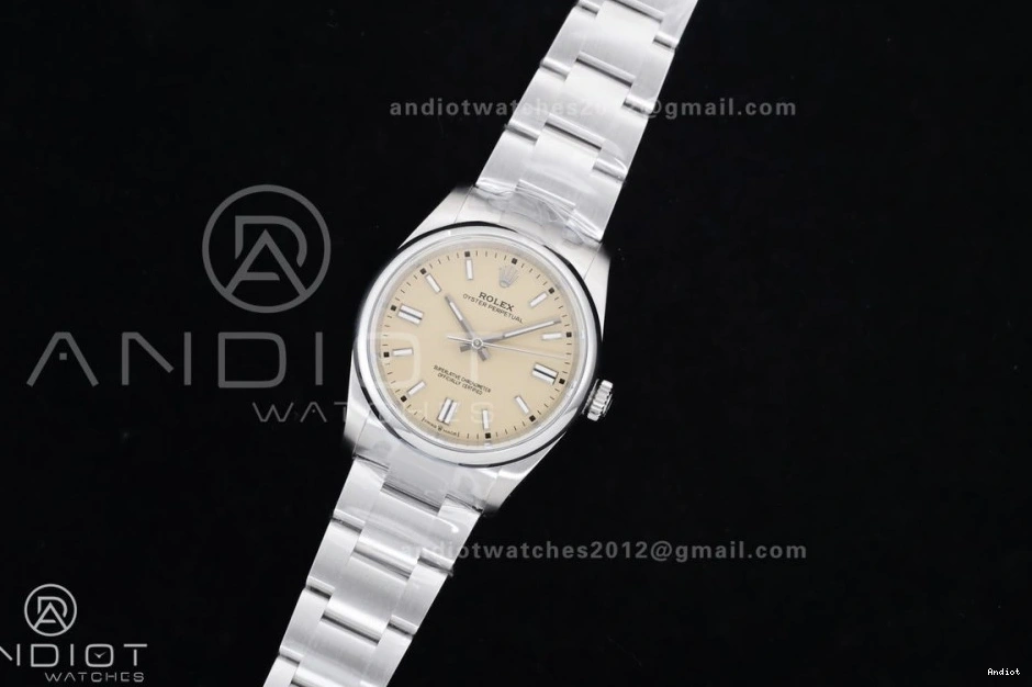 Edition Oyster Perpetual 126000 Dial VR3230 Best 904L KRF 1:1 Steel 36mm Beige 0519